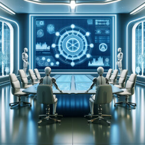 Futuristisches Büro